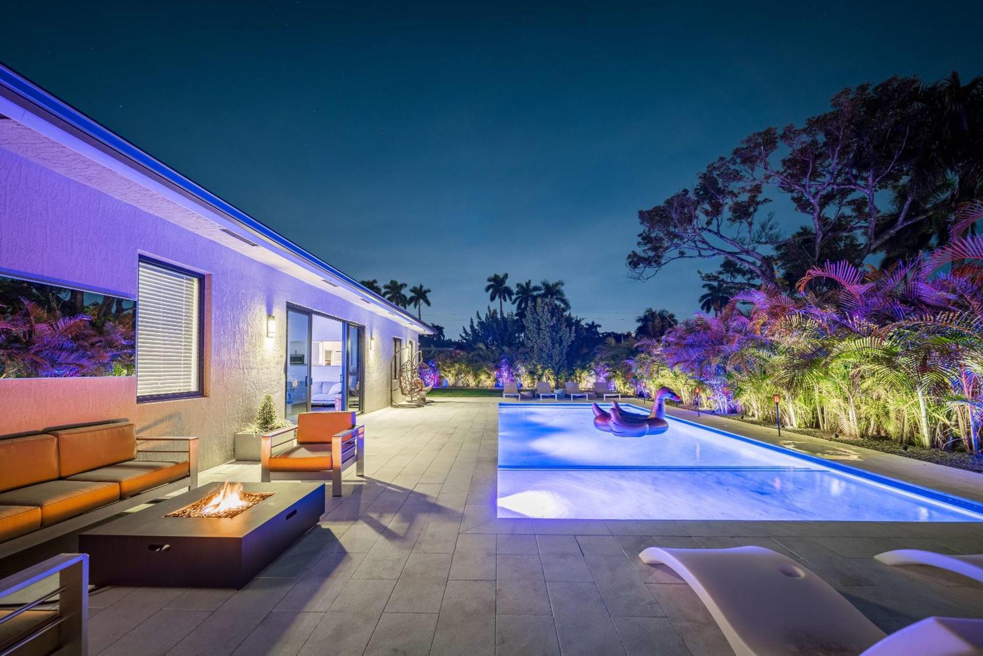 Luxury Villa Amara W/Heated Pool/Sauna/Gym/Bbq Miami Exteriör bild